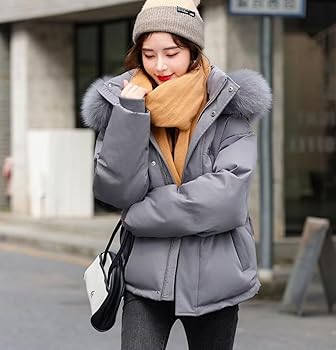 ketty (23区) モカブラウン　ファー付き ダウンジャケット Amazon | [Msymay] ダウンジャケット レディース ファー付き
